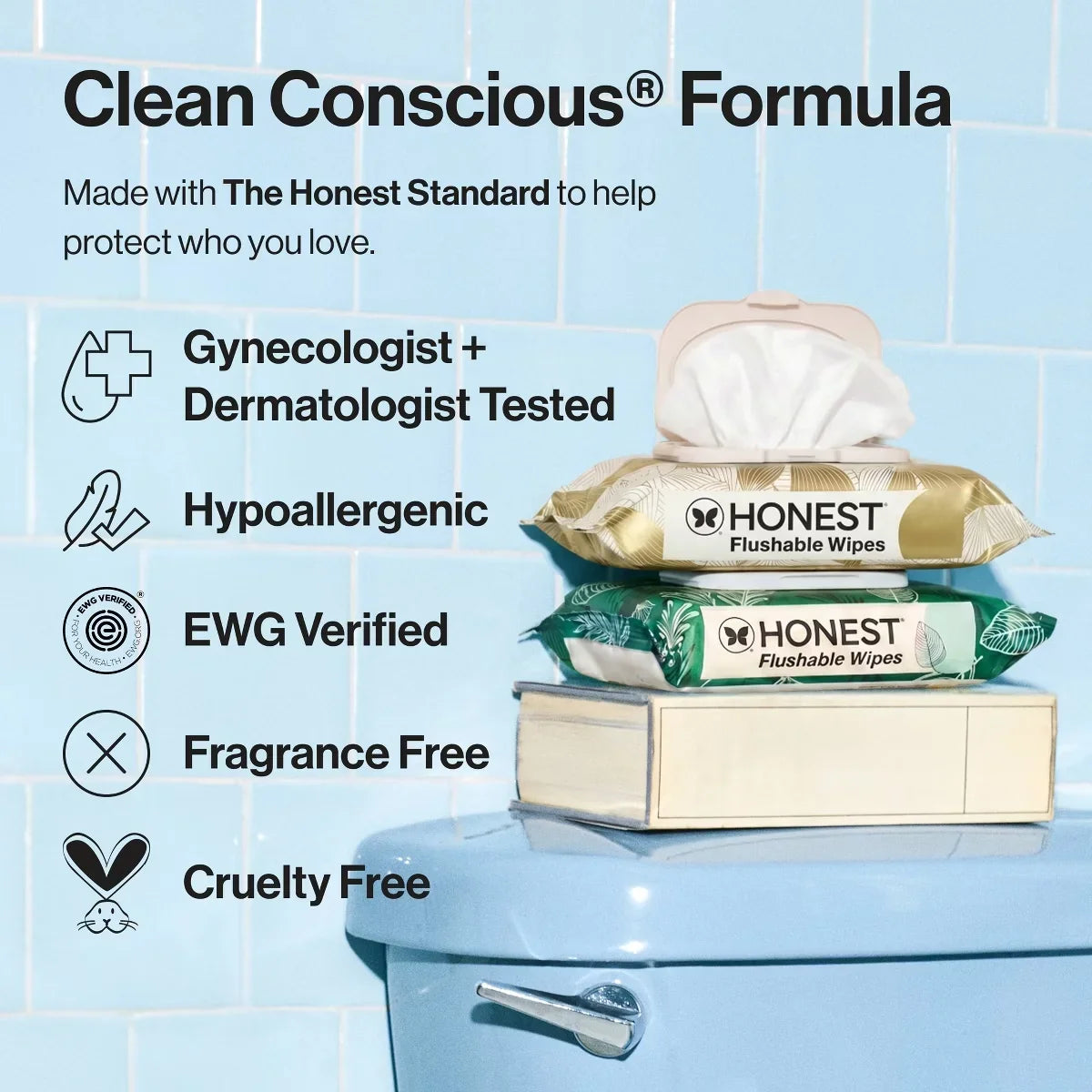 The Honest Company Flushable Wipes - 126ct