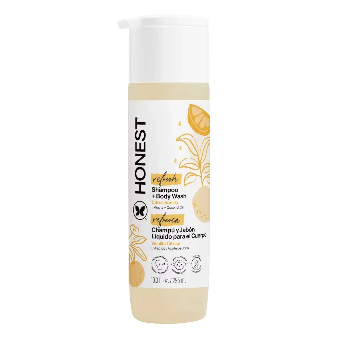 The Honest Company Refresh Face + Body Lotion 8.5 fl oz + Bubble Bath 12 fl oz + Detangler 4 fl oz + Shampoo + Body Wash10 fl oz + Conditioner10 fl oz