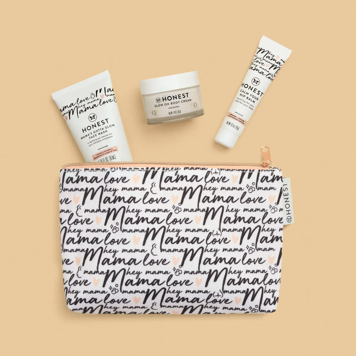 The Honest Company New Mama Care Essential Baby and Body Gift Set - 4pc: Moisturizing, Basic Cleansing, Soothing