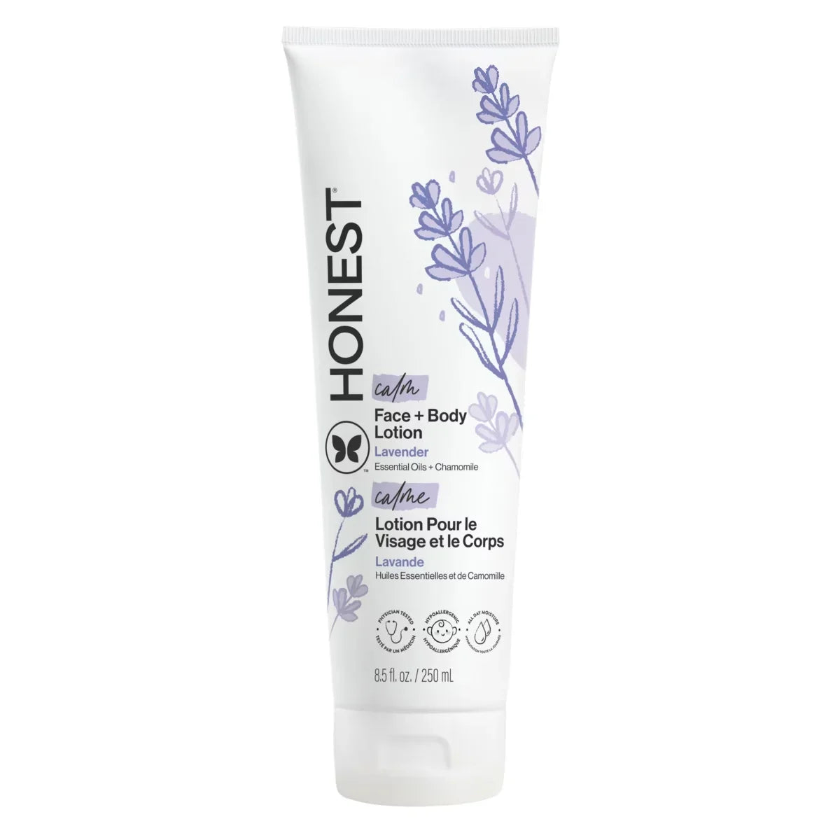 The Honest Company Calm Face + Body Lotion - Lavender - 8.5 fl oz